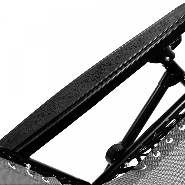 Zero Gravity Reclining Deck Chair - Grey image 5