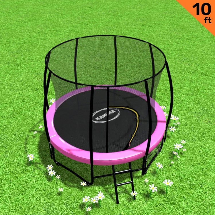 Kahuna 10 ft Trampoline - Pink