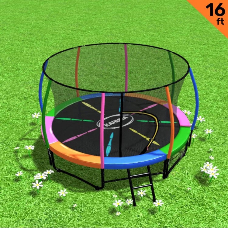 Kahuna Trampoline 16ft - Rainbow image 2