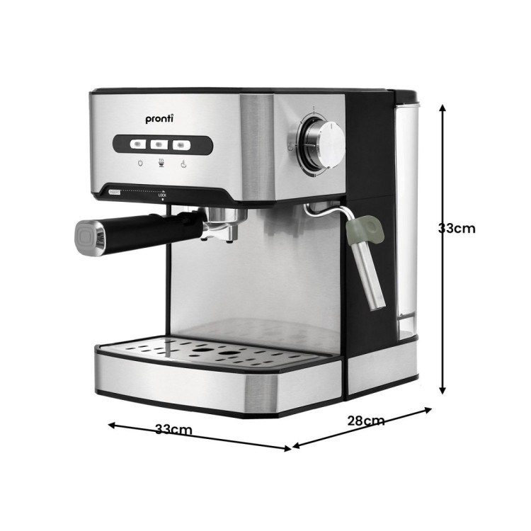 Pronti Toaster, Kettle & Coffee Machine Breakfast Set - Black image 5