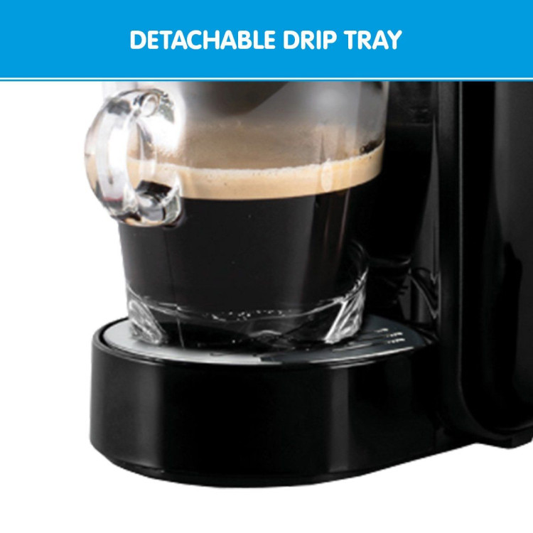 Pronti HomeMaid 3-in-1 Coffee Machine Multi-Capsule Pods and Ground Coffee Nespresso & Caffitaly Compatible CM-511HM image 9