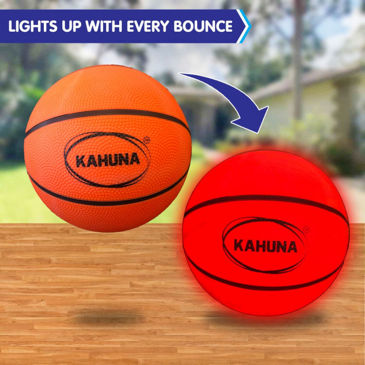 Kahuna Trampoline LED Basketball Hoop Set with Light-Up Ball image 6