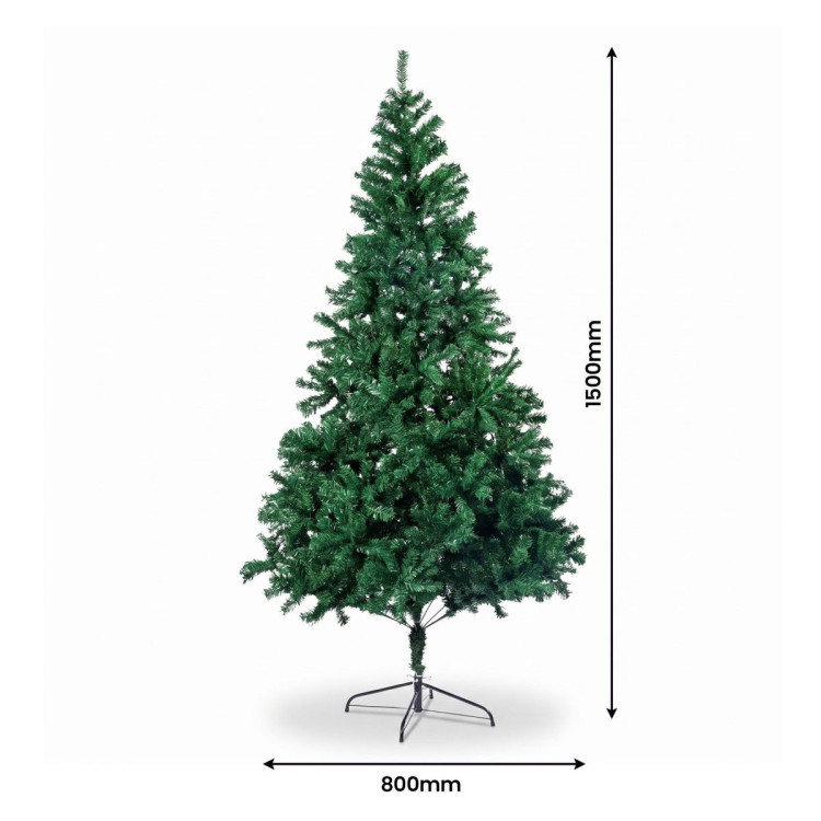 Christabelle Artificial Tree 1.5m 61cm Chadwick Wreath 2.7m Garland with LED Light image 17