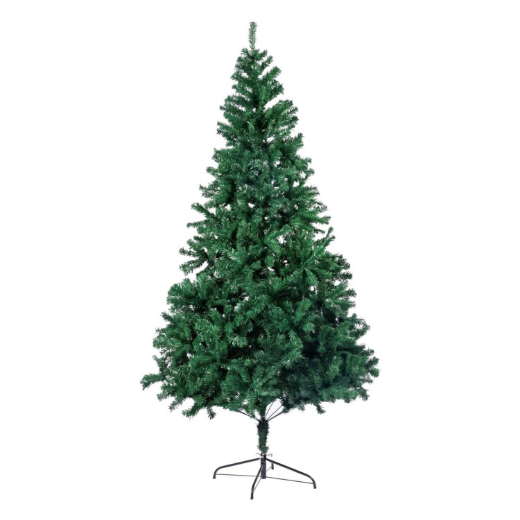 Christabelle Green Artificial Tree 1.8m 61cm Chadwick Wreath with Lights 2.7m Garland with LED Light image 4