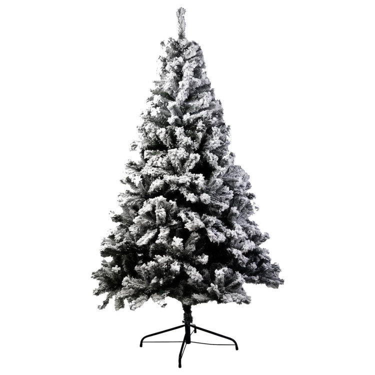 Christabelle Snow-Tipped Christmas 3pc Set 2.4m Christmas Tree Wreath and Garland with LED Lights Holiday Decor image 5