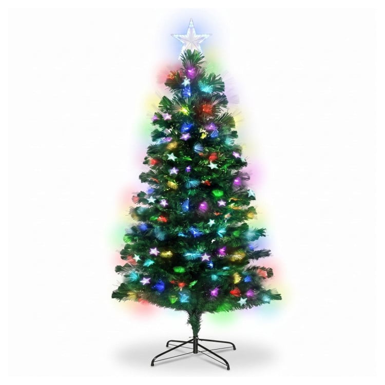 Christabelle 1.2m Pre-Lit Tree Stunning 61cm Snowy Wreath 2.7m Snowy Christmas Garland with LED image 4