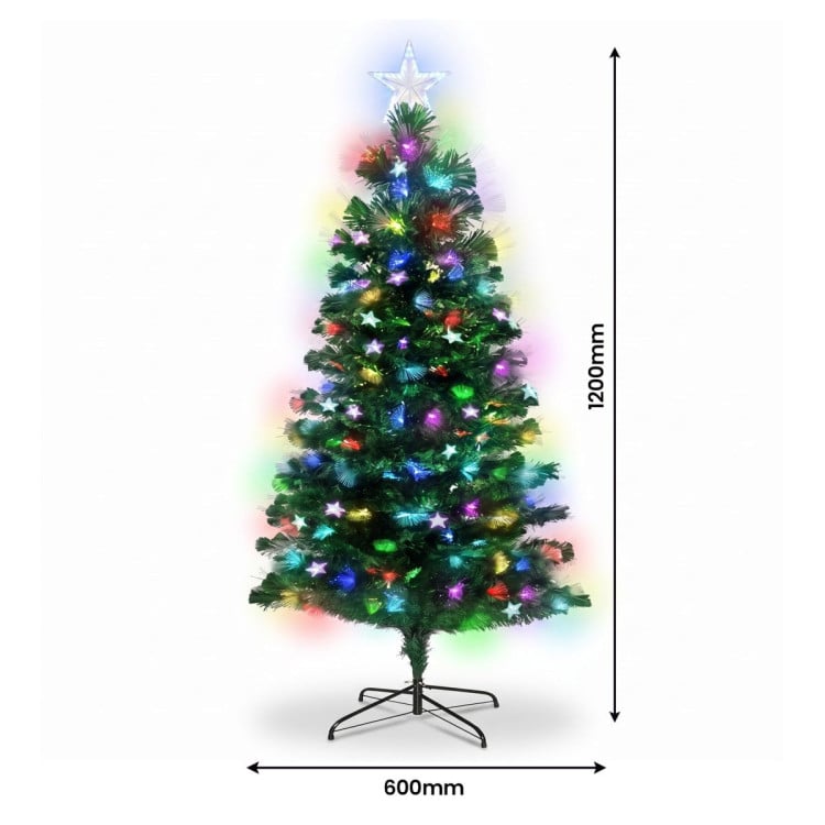Christabelle 1.2m Pre-Lit Tree Stunning 61cm Snowy Wreath 2.7m Snowy Christmas Garland with LED image 17