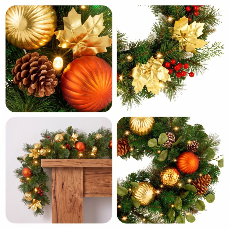 Christabelle 61cm Timeless Elegance Wreath 2.74m Timeless Elegance Christmas Garland image 7