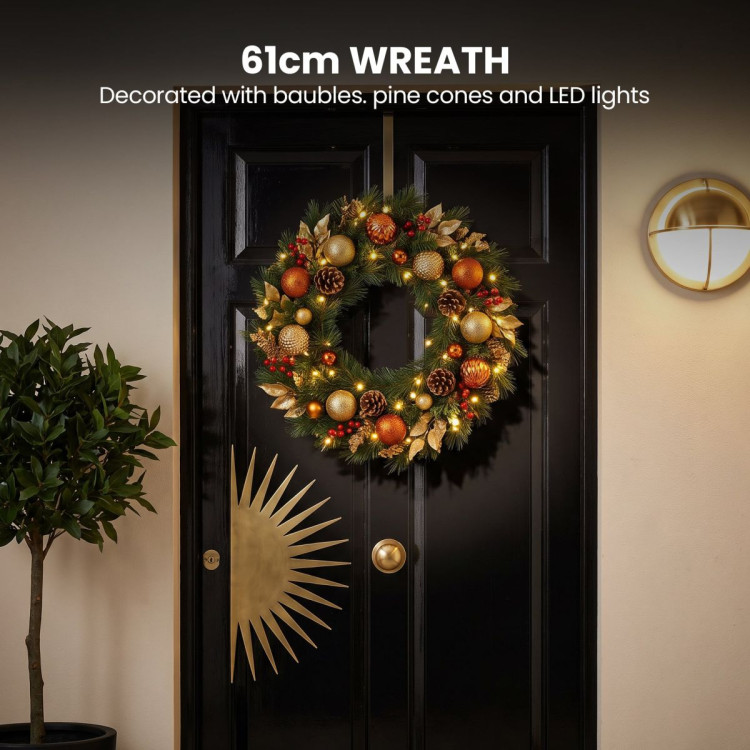 Christabelle 61cm Timeless Elegance Wreath 2.74m Timeless Elegance Christmas Garland image 13
