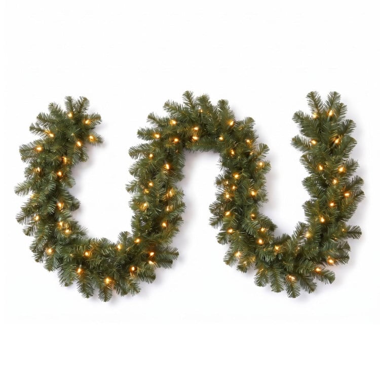 Christabelle Highland Pine Christmas 3pc Set 61cm Tabletop Tree Wreath and Garland with LED Lights Holiday Decor image 16