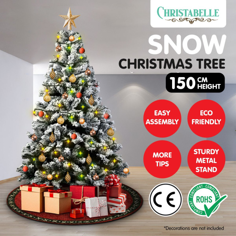 Christabelle Snow-Tipped Artificial Christmas Tree 1.5m - 550 Tips image 3