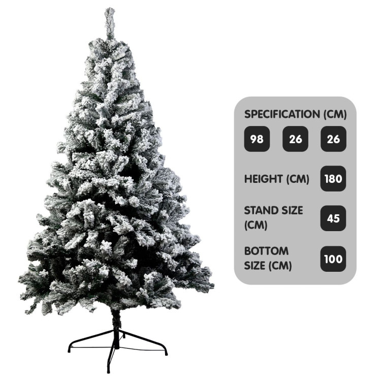 Christabelle Snow-Tipped Artificial Christmas Tree 1.8m - 850 Tips image 4