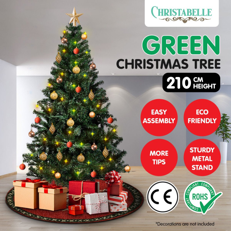 Christabelle Green Artificial Christmas Tree 2.1m - 1200 Tips image 3