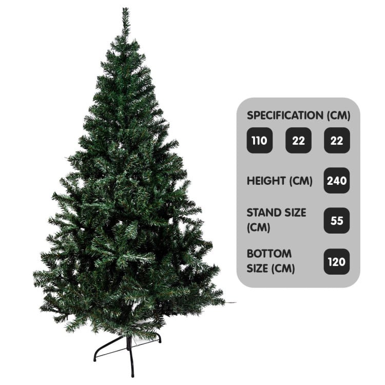 Christabelle Green Artificial Christmas Tree 2.4m - 1500 Tips image 7