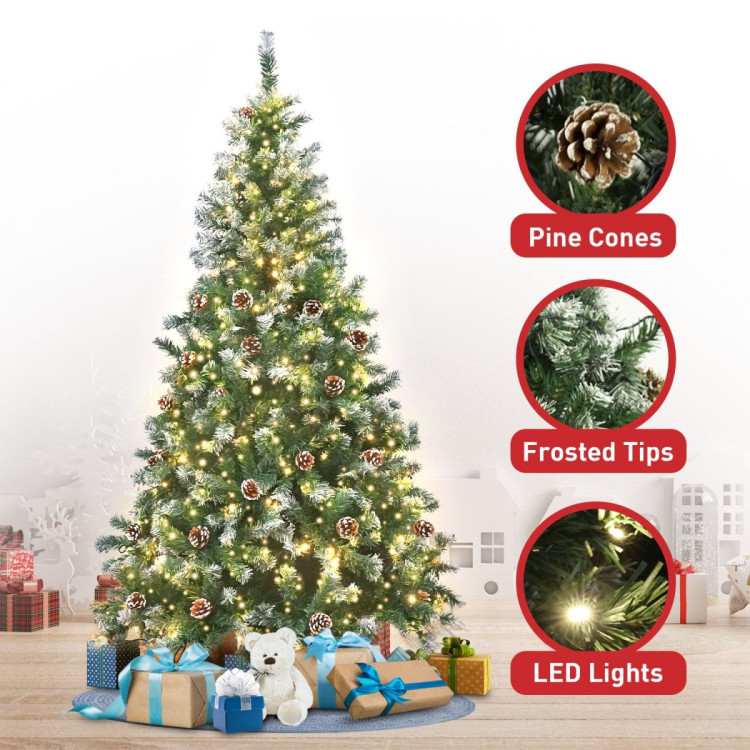 Christabelle 1.2m Pre Lit LED Christmas Tree with Pine Cones image 9