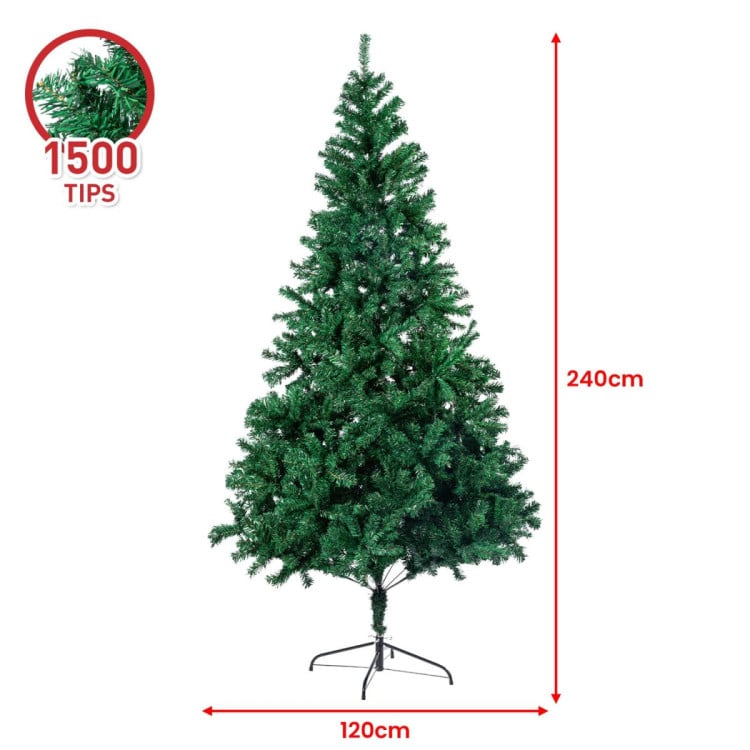 Christabelle Green Artificial Christmas Tree 2.4m - 1500 Tips image 5