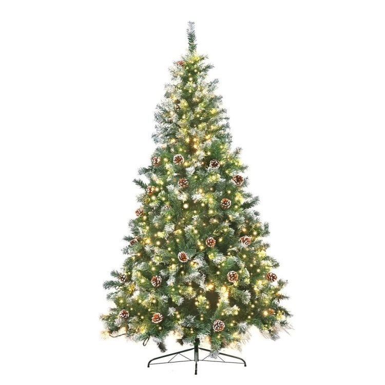 Christabelle 2.7m Pre Lit LED Christmas Tree with Pine Cones image 2
