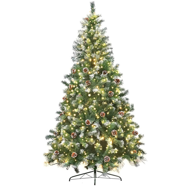 Christabelle 2.7m Pre Lit LED Christmas Tree with Pine Cones