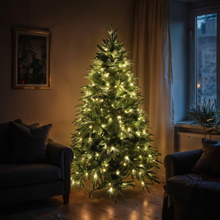 Christabelle 1.2m Prelit Everglow Fir Christmas Tree with 150 LED Lights image 12