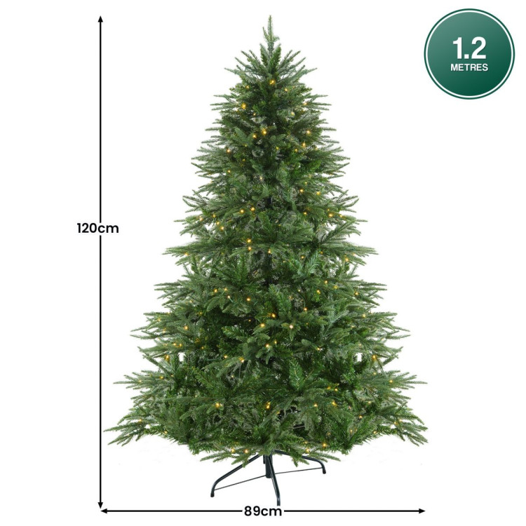 Christabelle 1.2m Prelit Everglow Fir Christmas Tree with 150 LED Lights image 4