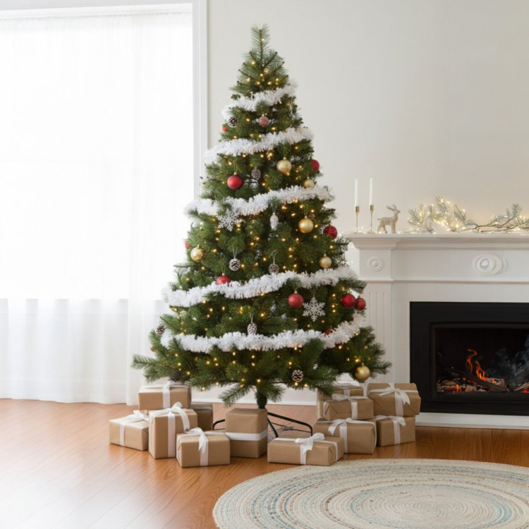 Christabelle 1.8m Christmas Tree Cashmere Pine 6ft Pre-Lit with LED Lights image 9
