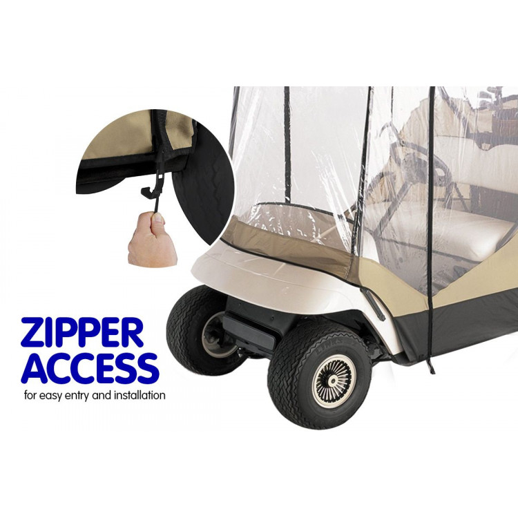Samson 2 Seater Golf Cart Enclosure Waterproof Cover Buggy image 3