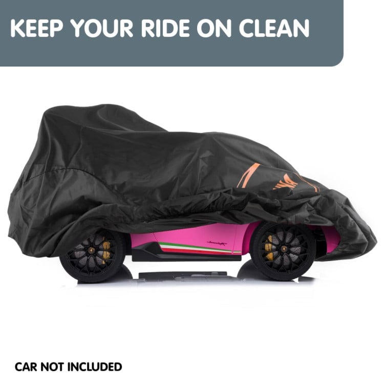 Kahuna Kids Ride On Car Cover Dustproof Protective Outdoor Storage for Childrens Electric Toy Vehicles - Black image 4