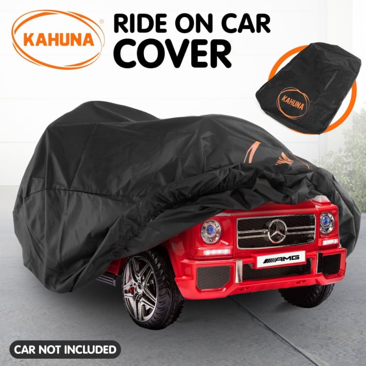 Kahuna Kids Ride On Car Cover Dustproof Protective Outdoor Storage for Childrens Electric Toy Vehicles - Black image 6