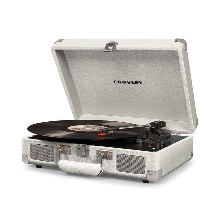Cruiser White Sands - Bluetooth Turntable & Record Storage Crate image 3