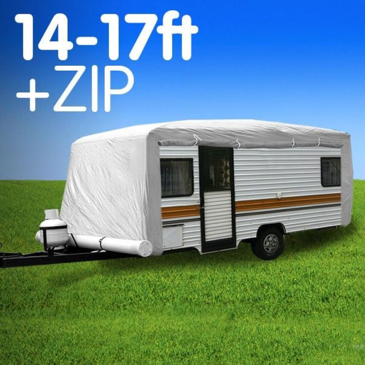 Caravan Cover with zip 14-17 ft image 6