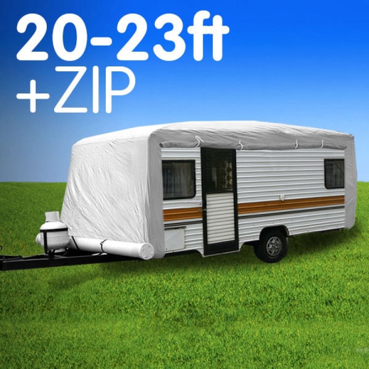 Caravan Cover with zip 20-23 ft image 3
