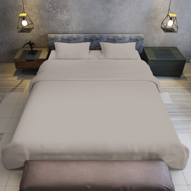 1000 Thread Count Cotton Rich King Bed Sheet Set 4-Piece Gift Pack in Silver image 8