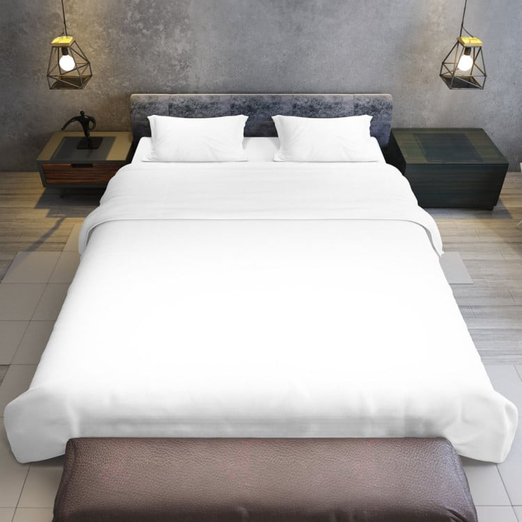 1000 Thread Count Cotton Rich King Bed Sheet Set 4-Piece Gift Pack in White image 8
