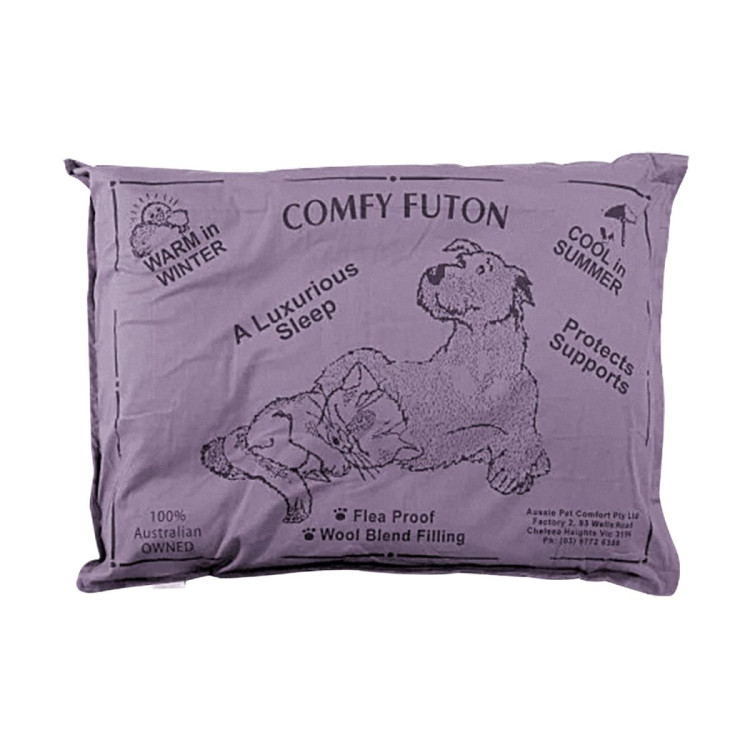 Aussie Made Extra Large Comfy Pet Futon Dog 122cm Wool Blend - Dusk image 3