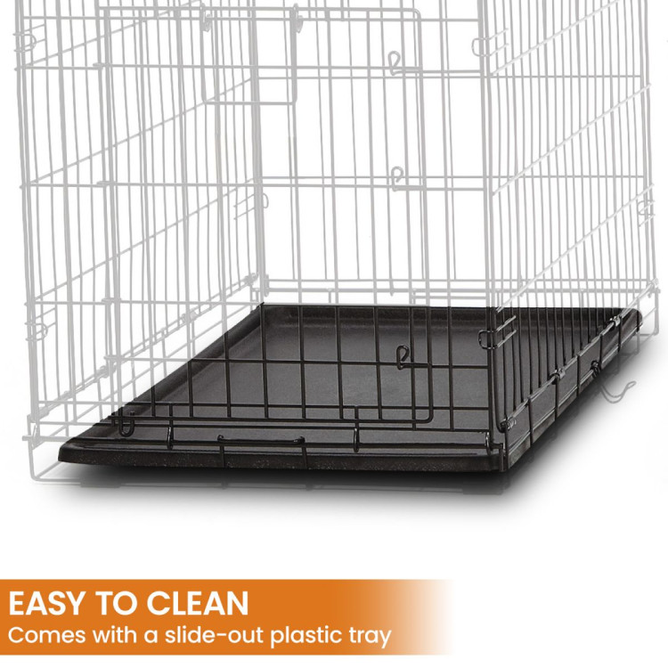 Royale 36in Foldable Pet Wire Dog Crate - Medium image 4