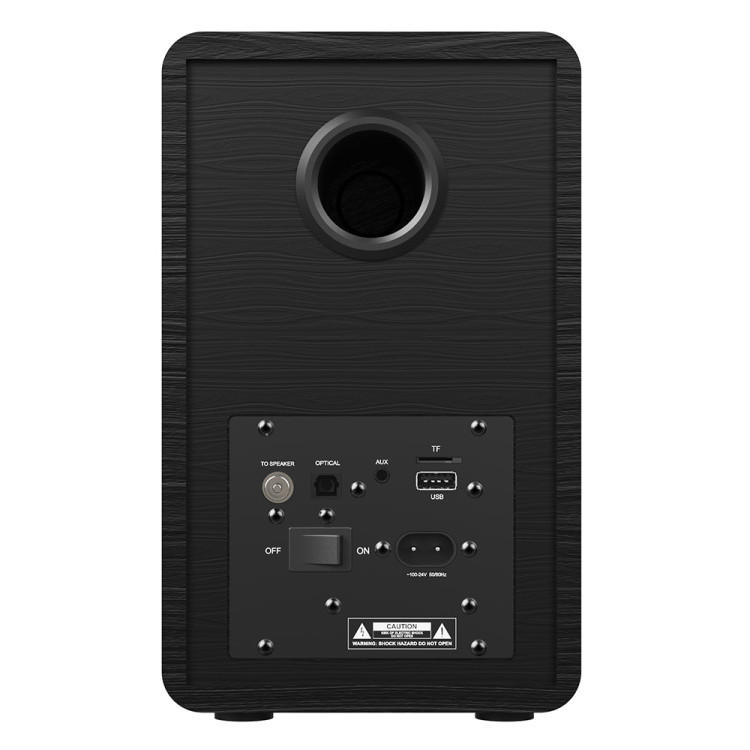 Bluetooth Portable Turntable Amethyst & Bundled Majority Speaker Black image 2