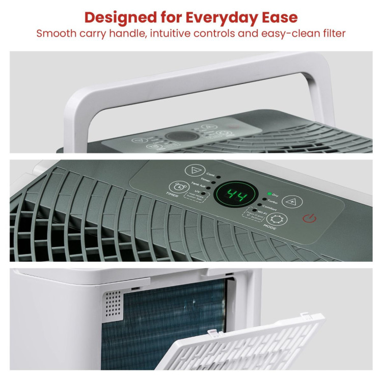 Dimplex 12L Portable Dehumidifier with Air Purifier image 8