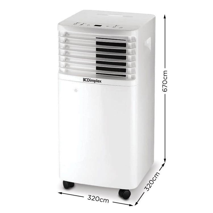 Dimplex 2kW Portable Air Conditioner with Dehumidifier DCPAC07C image 5