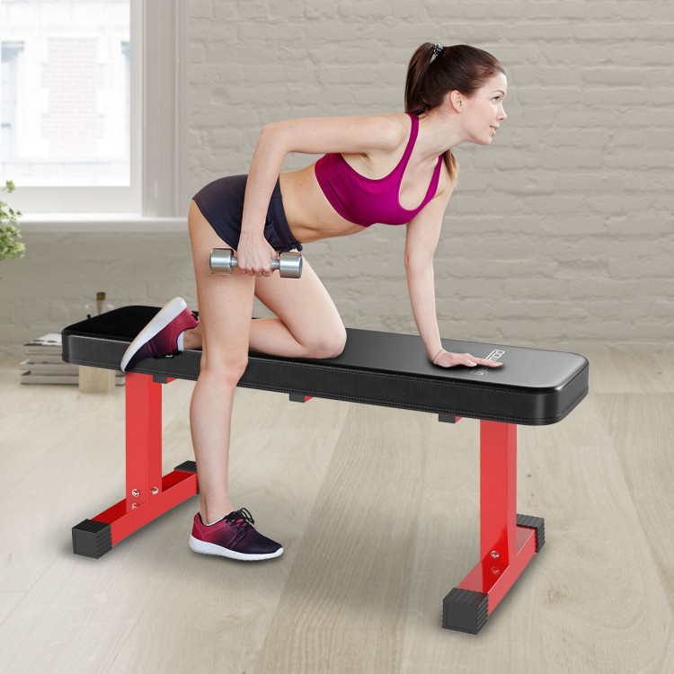 Powertrain Flat Home Exercise Gym Bench Press Fitness Equipment image 7