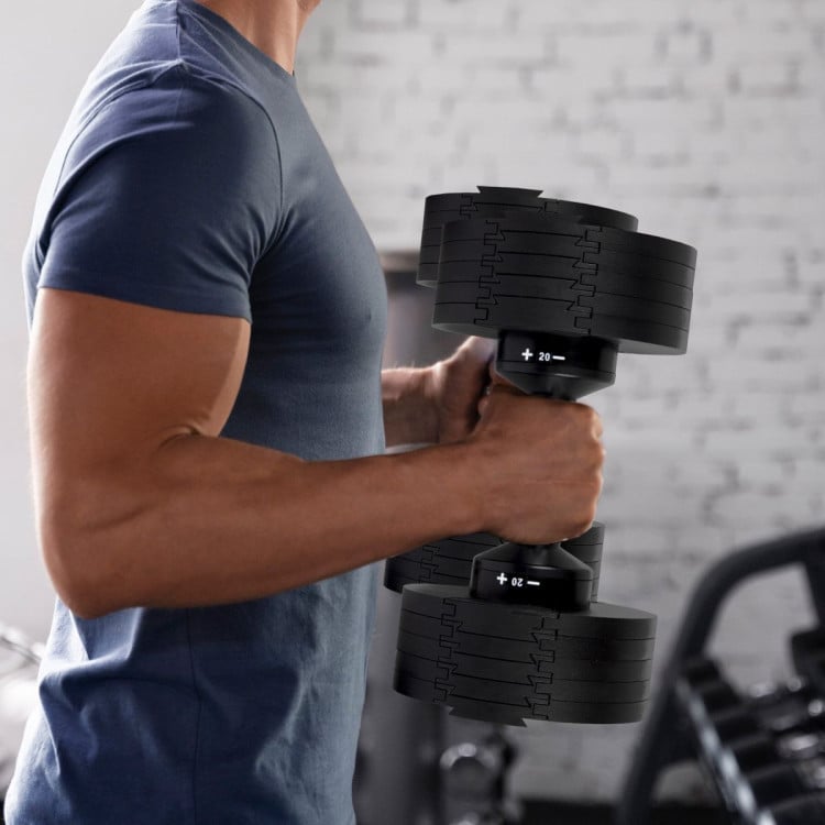 Powertrain Eon Dial-Up 36KG Adjustable Dumbbell image 12