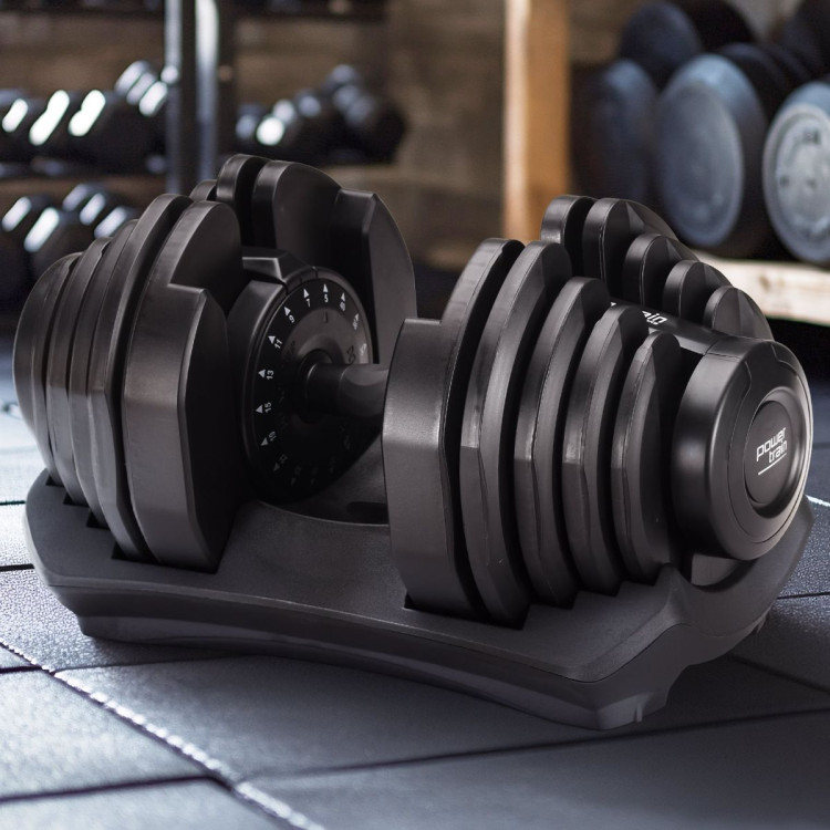 Powertrain 40kg Adjustable Dumbbell Home Gym Weights image 8