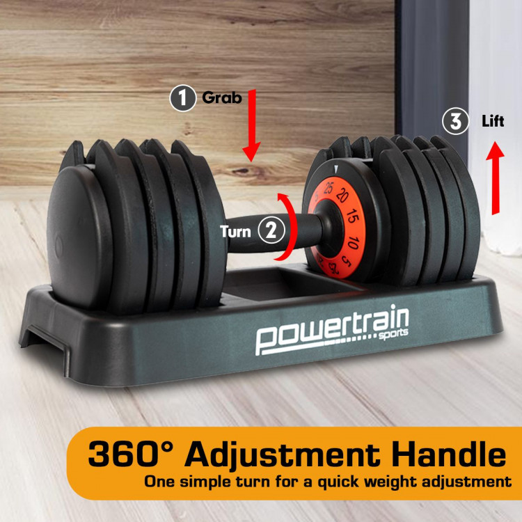 Powertrain GEN2 Pro Adjustable Dumbbell Weights- 25kg image 10