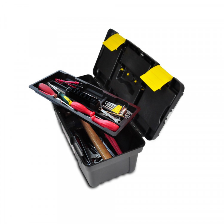3-piece Tool Box Set With Organiser Trays image 3