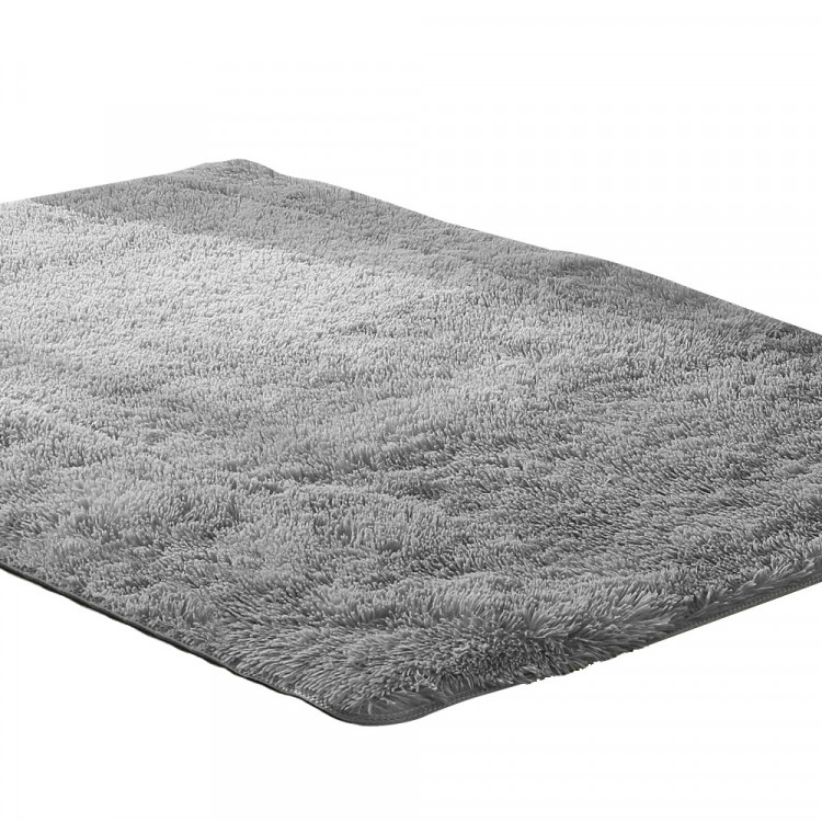 New Designer Shaggy Floor Confetti Rug Grey 200x230cm image 3