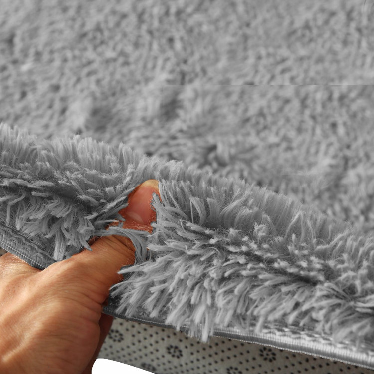 New Designer Shaggy Floor Confetti Rug Grey 160x230cm image 5