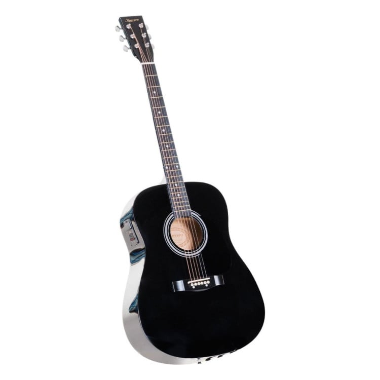 Karrera Electronic Acoustic Guitar 41in  - Black