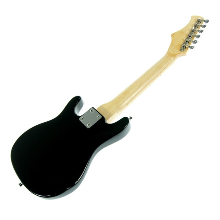 Karrera Kids Electric Guitar Junior Beginner Double Cutaway Scaled-Down Instrument for Children - Black image 6