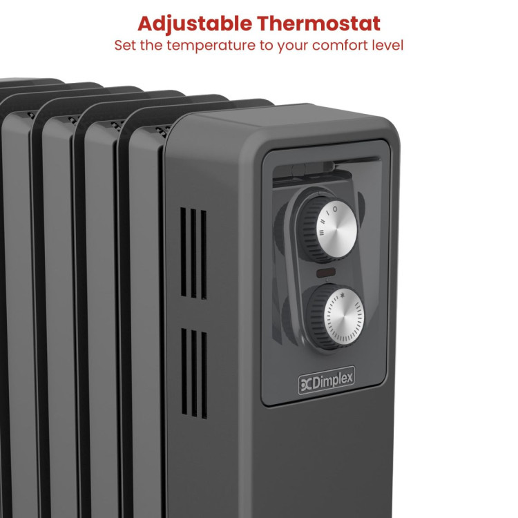 Dimplex Oil Free 1.5kW Column Heater w/ Thermostat in Black image 6