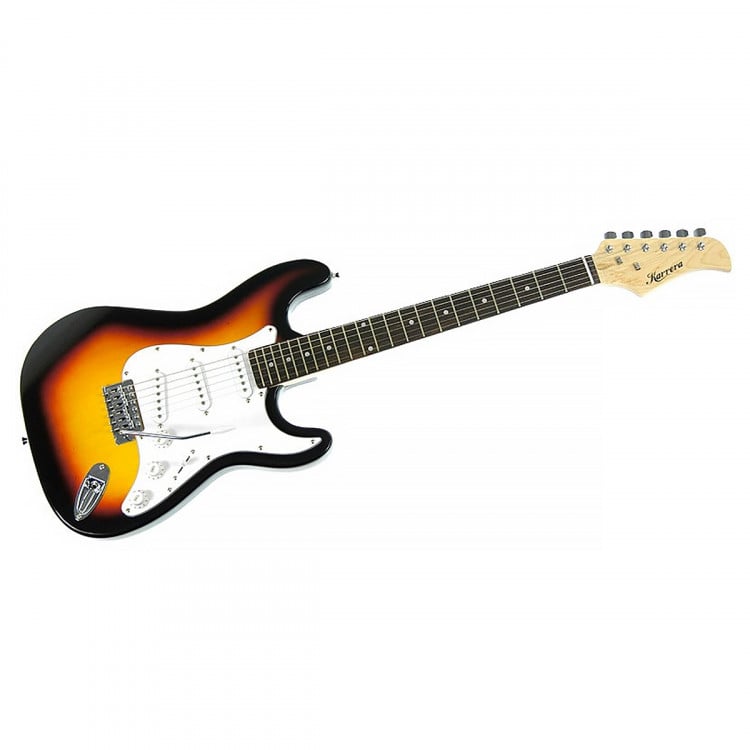 Karrera 39in Electric Guitar - Sunburst image 3