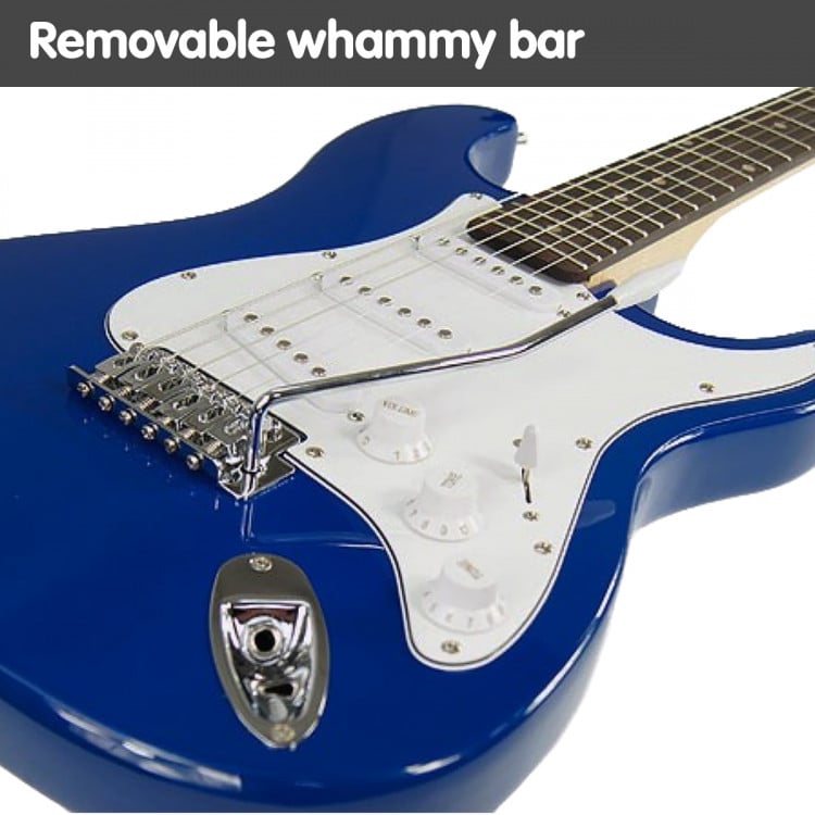 Karrera 39in Electric Guitar - Blue image 5